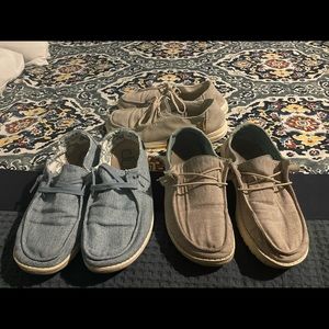 Womens size 8 Hey Dudes-3 Pair